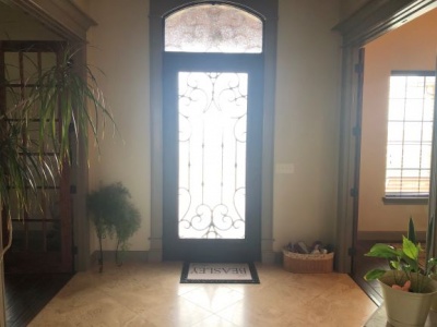 Steel/Glass Entry Door